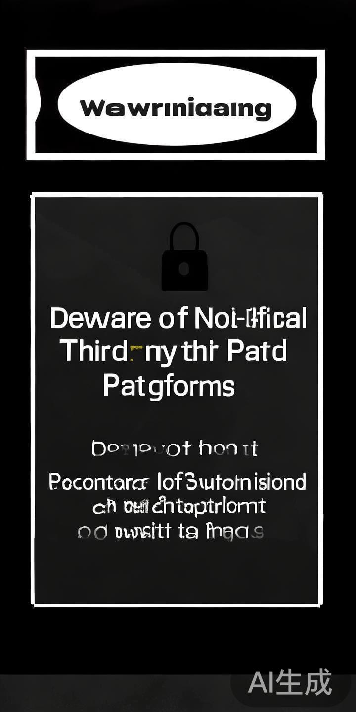 警惕非官方第三方平台
一些非官方渠道提供所谓的“